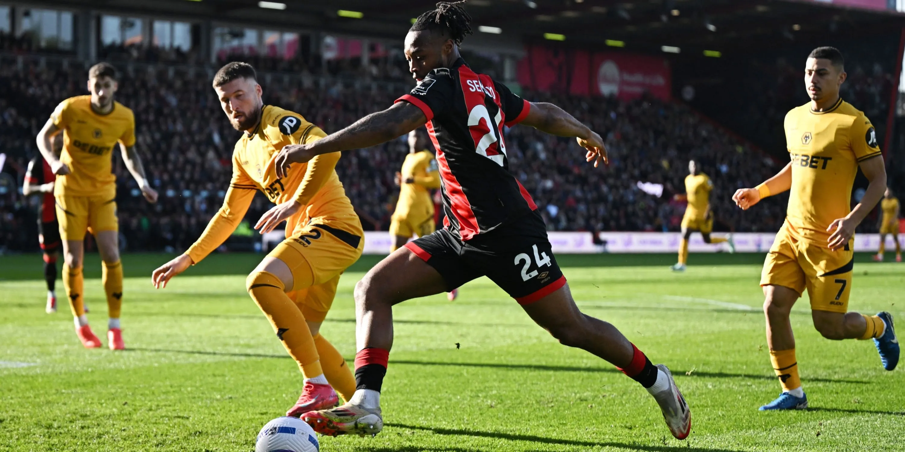 Antoine Semenyo trong màu áo Bournemouth