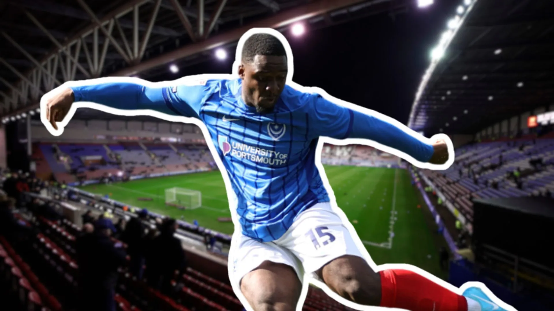 Christian Saydee, một tân binh khác của Wigan từ Portsmouth