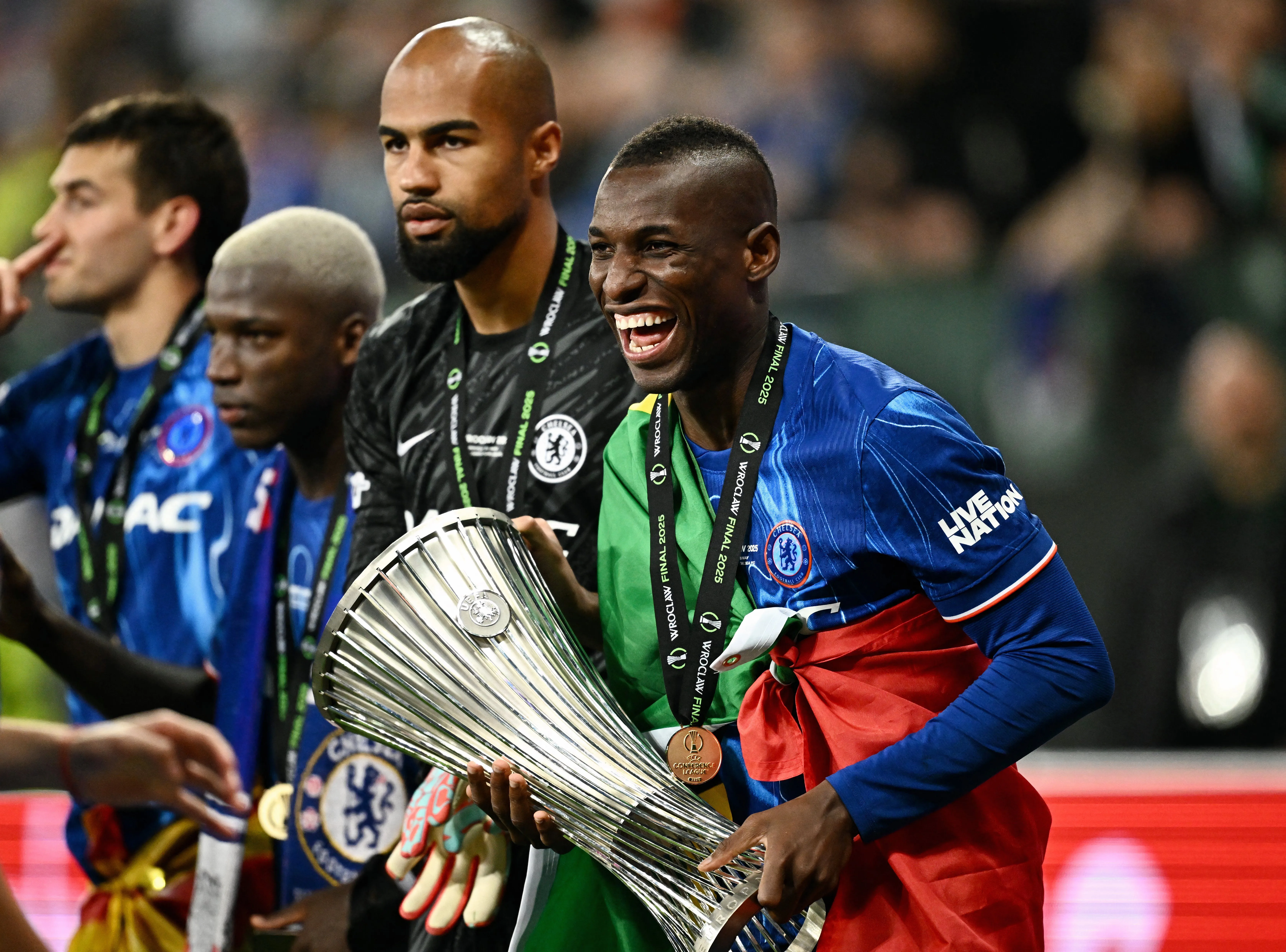 Pha bóng trong trận đấu của Chelsea