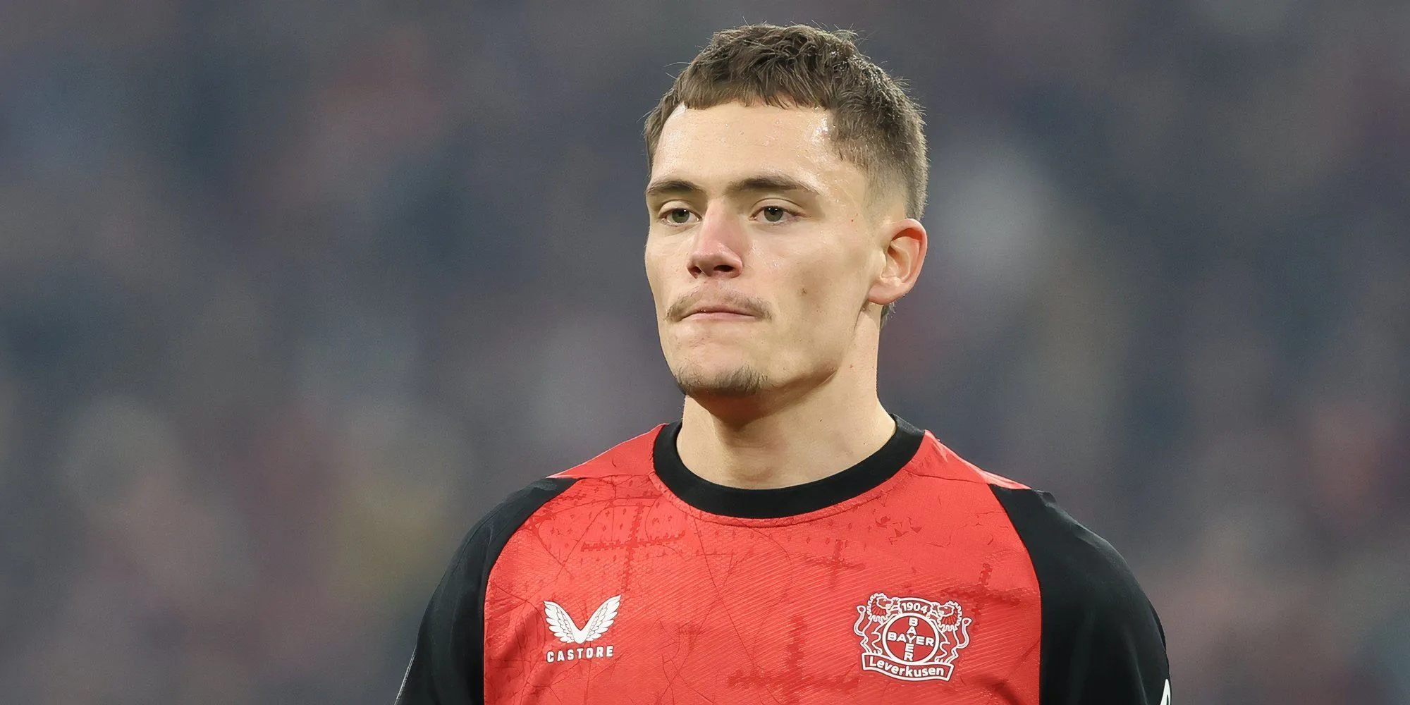 Tiền vệ Florian Wirtz trong màu áo Bayer Leverkusen, sắp gia nhập Liverpool