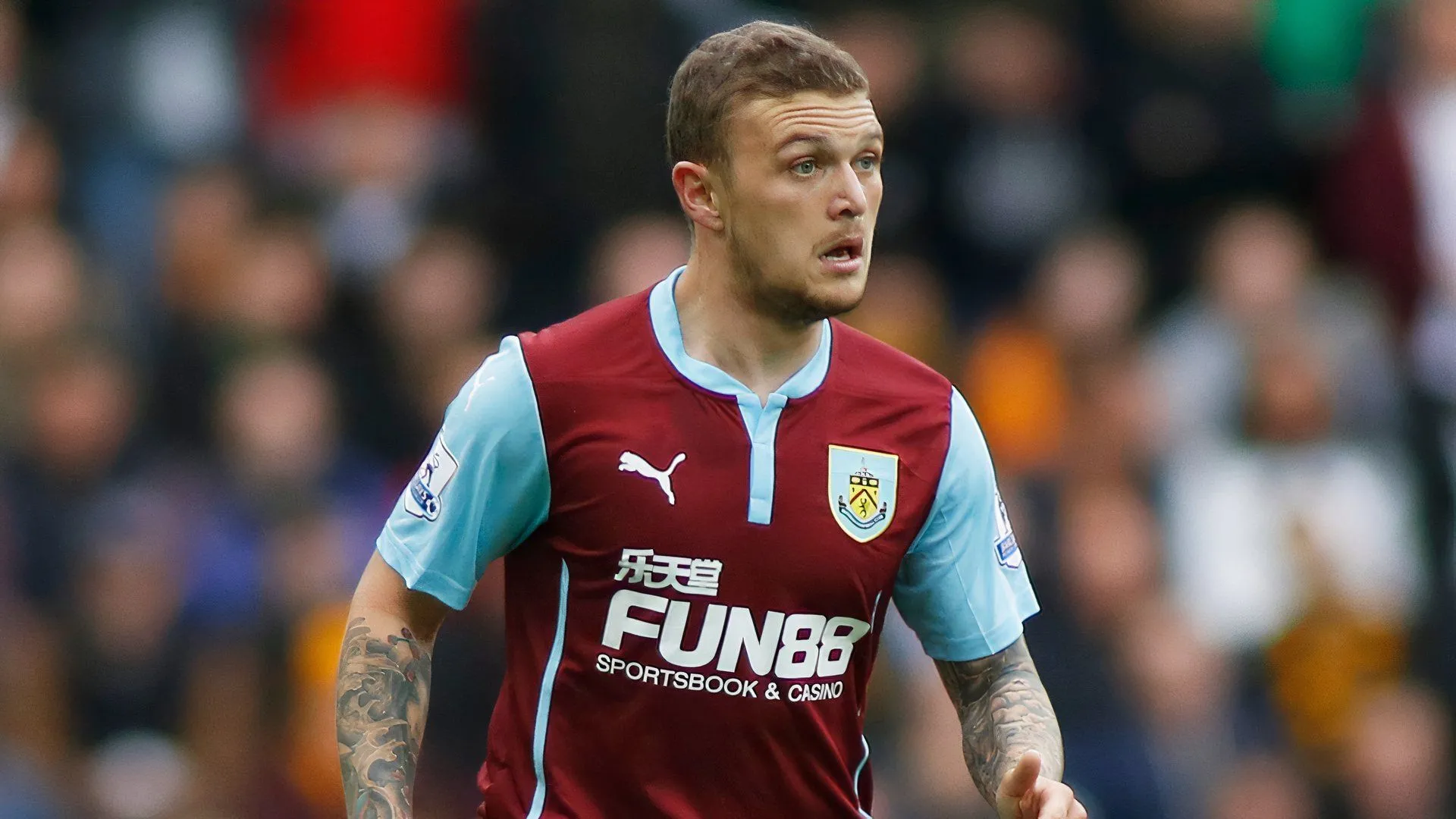 Hậu vệ Kieran Trippier trong màu áo Burnley tại Championship