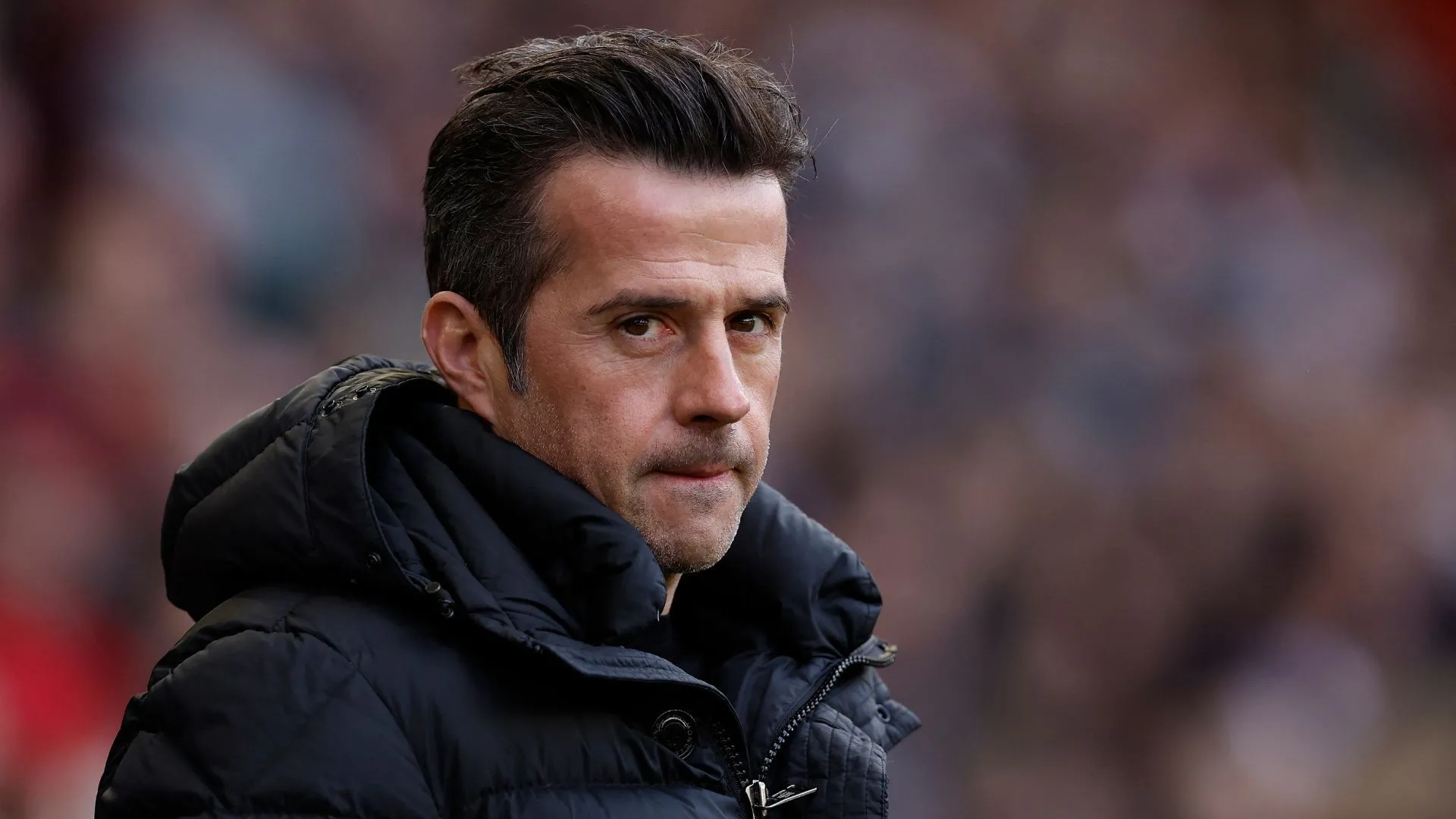 Huấn luyện viên Marco Silva của Fulham FC trên sân tập