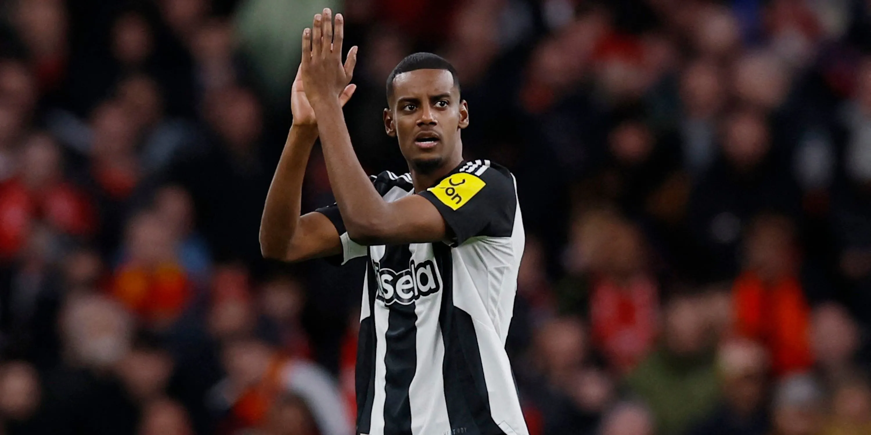 Tiền đạo Alexander Isak trong màu áo Newcastle United