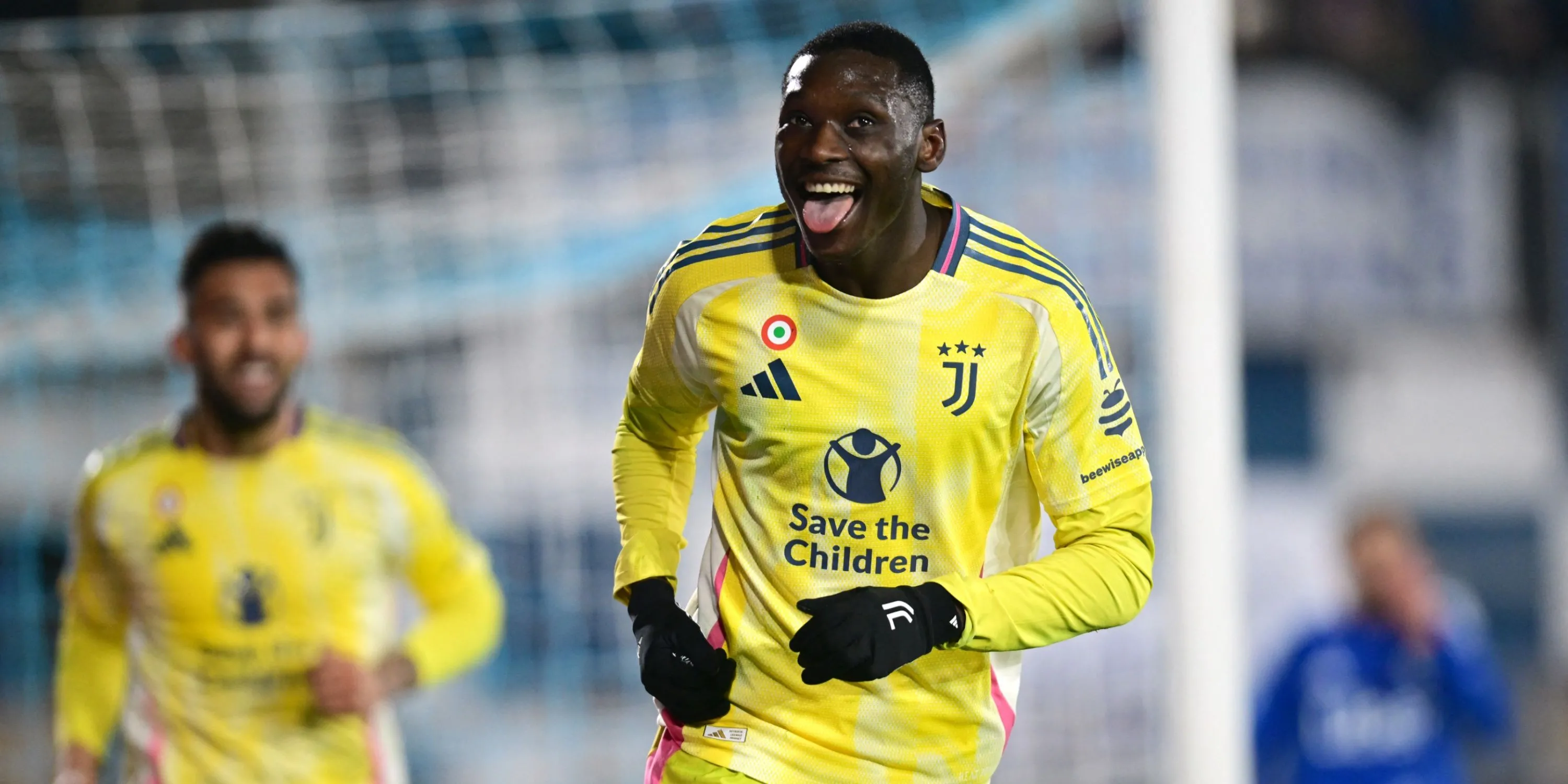 Tiền đạo Randal Kolo Muani trong màu áo Juventus, cầu thủ mà Tottenham đang nỗ lực chiêu mộ để thay thế Son Heung-min.