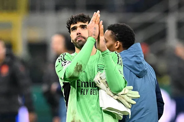 David Raya trong trận đấu